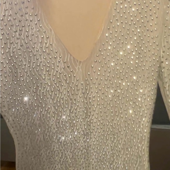 Dresses & Skirts - Beautiful nude diamond dress